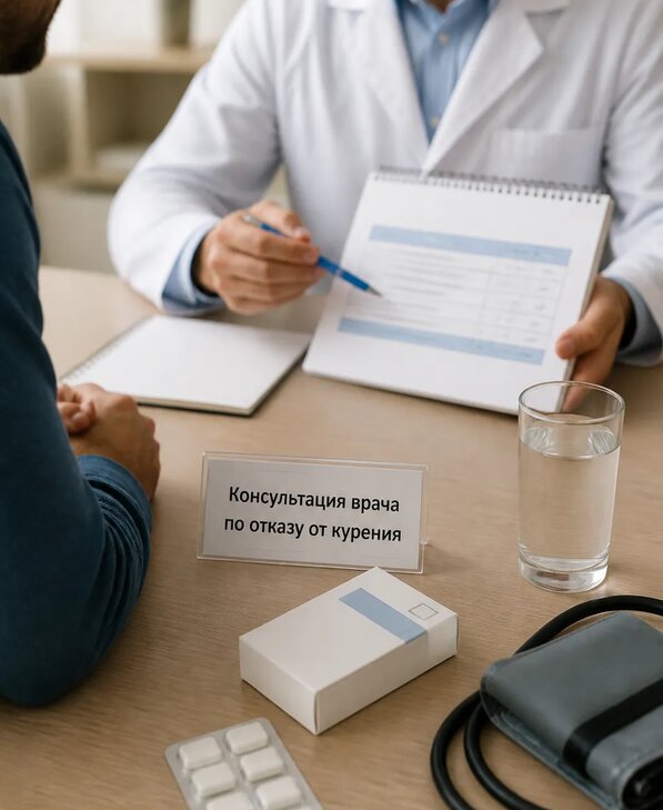 Консультация врача по отказу от курения для взрослых в Холмске